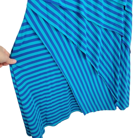 Soft Surroundings layered striped dress size M - Picture 4 of 12